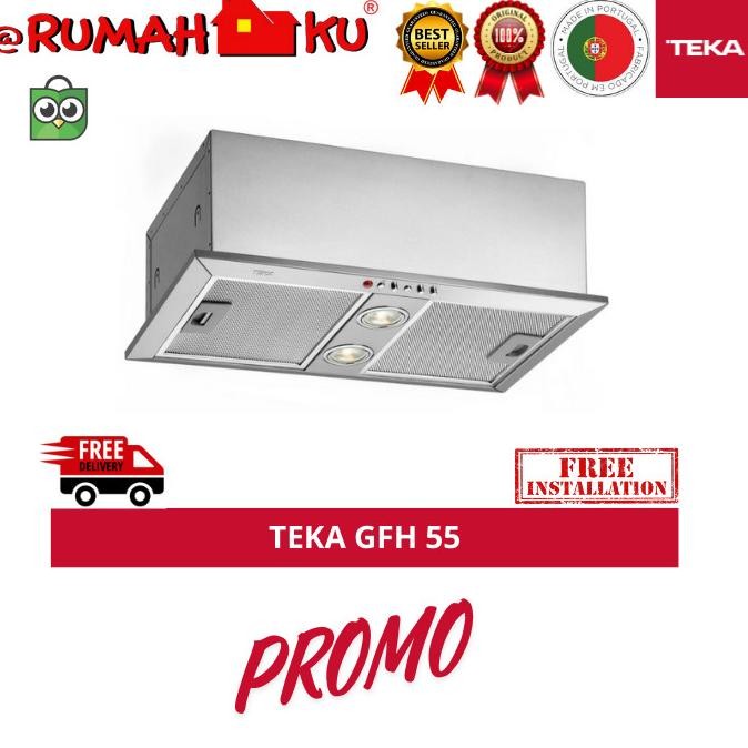 Sale Cooker Hood Teka Gfh 55 Built-In Hood - Penghisap Asap Dapur