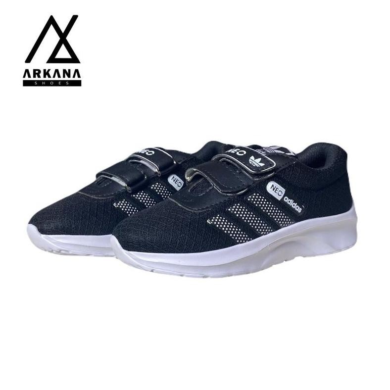 PROMO Sepatu Sekolah Cowo Cewe Sepatu Anak Sekolah Sepatu ADIDAS NEO/Sepatu Anak Laki-Laki/Sepatu ma