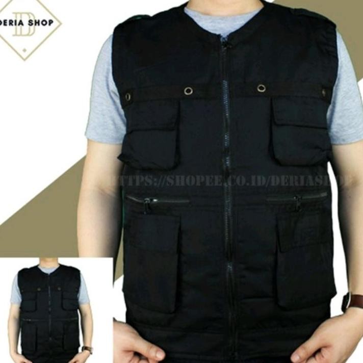Rompi Pria Afety Caual Bahan Drill Polo Anti Angin Dewaa Ana Jaet Motor Tactical Outdoor Cowo Vet Er