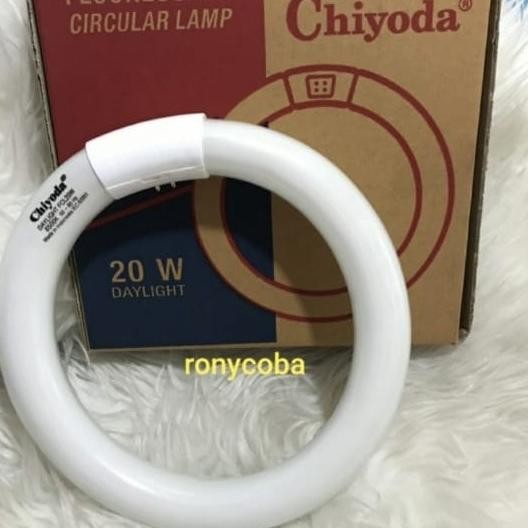 TL Ring 20 Watt Chiyoda / Neon Bulat 20 W / TL bulat 22 W / Lampu Neon