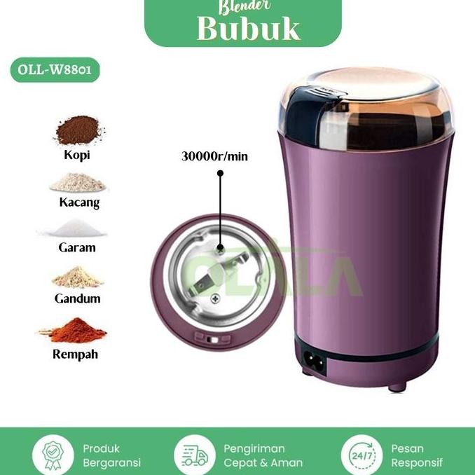 [COD] Mesin Blender Grinder Chopper Bubuk Pengiling Kopi Cabe Beras Kacang Biji Portable Multifungsi