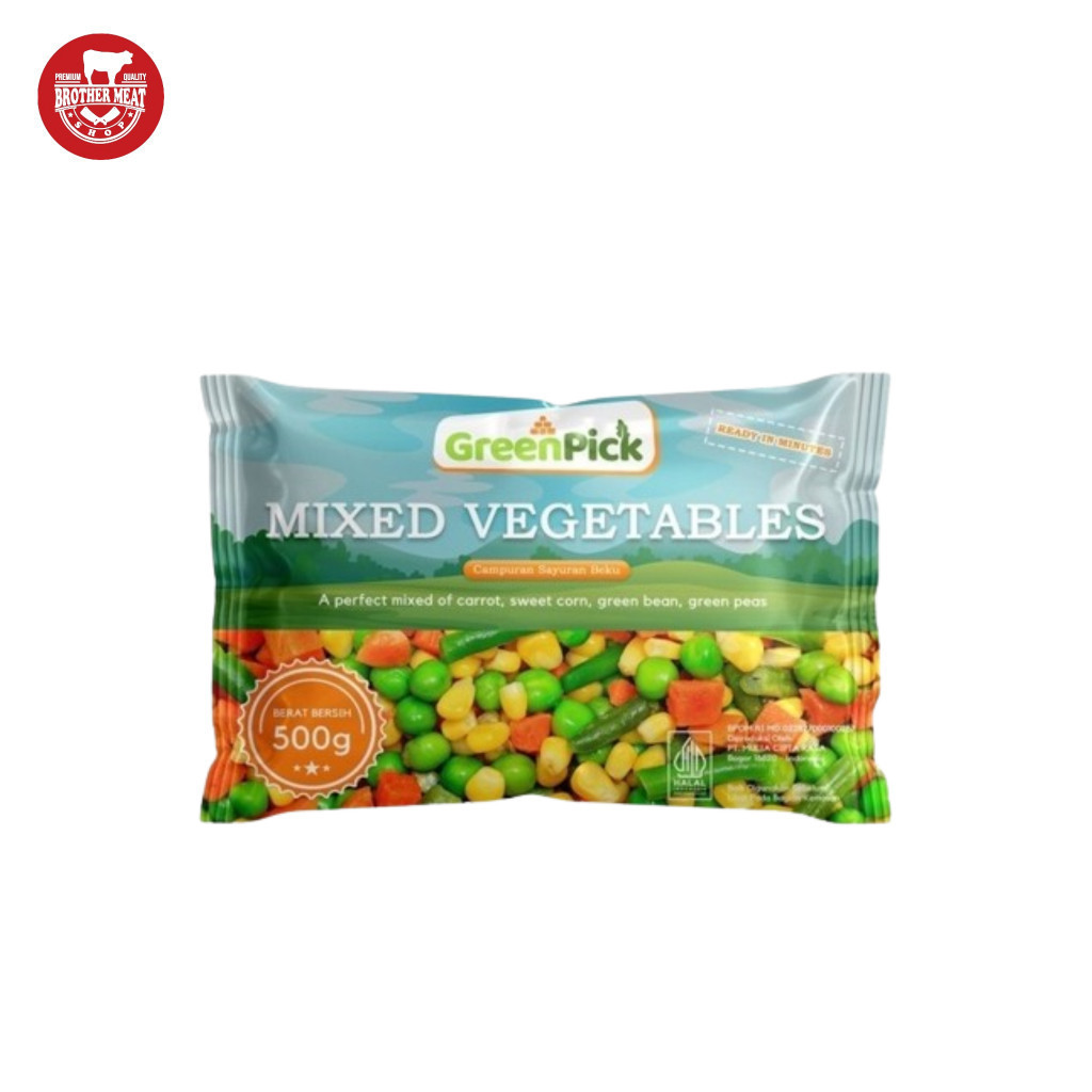 

Greenpick Mixed Vegetable 4 Way 500gr - Brothermeatshop