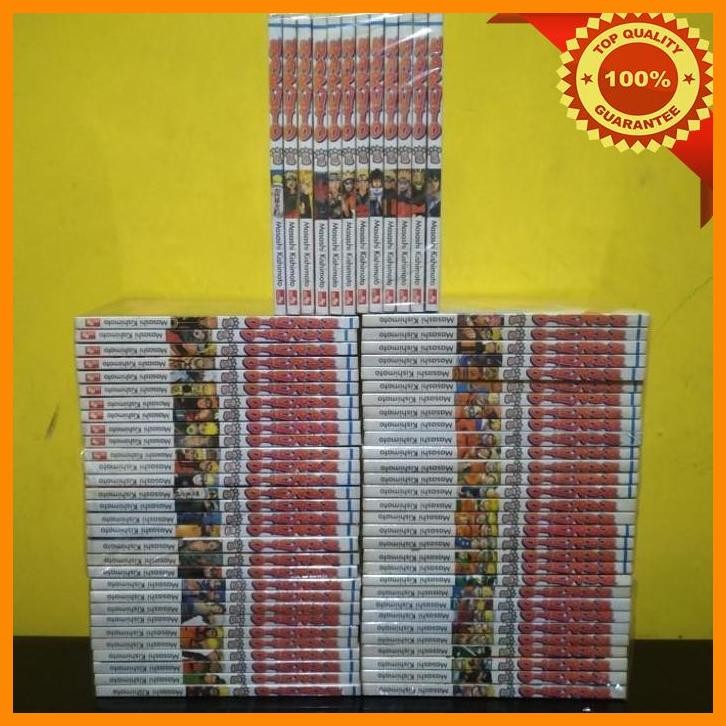 (MAZ) SET KOMIK NARUTO VOL. 1-72 (END)