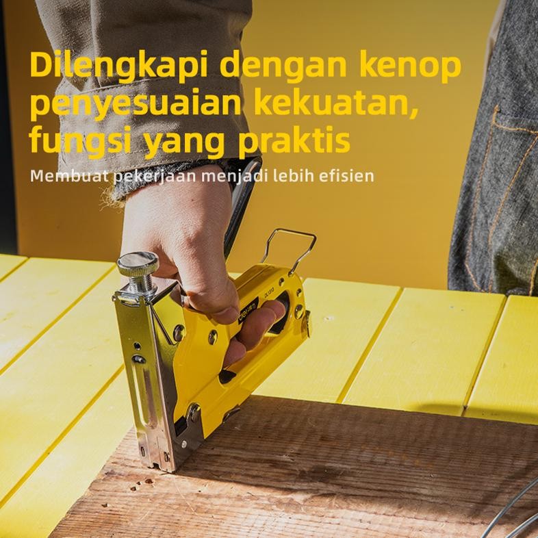 

VIRAL Deli Staple Gun/Staples Tembak 3 in 1 Chromium molybdenum Bisa 3 Jenis Staples EDL1313 /Alat Perkakas He-87
