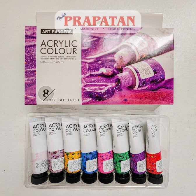 

Sale Cat Akrilik Set Art Rangers 8X22Ml Glitter | Art Rangers Acrylic