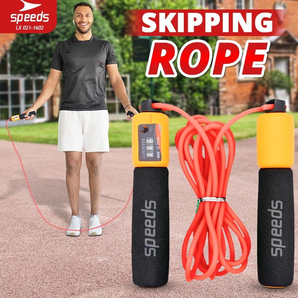 Se-7 Speeds Skipping Ori Olahraga Lompat Tali Jump Rope Alat Olahraga Anak Remaja Dewasa 021-1602