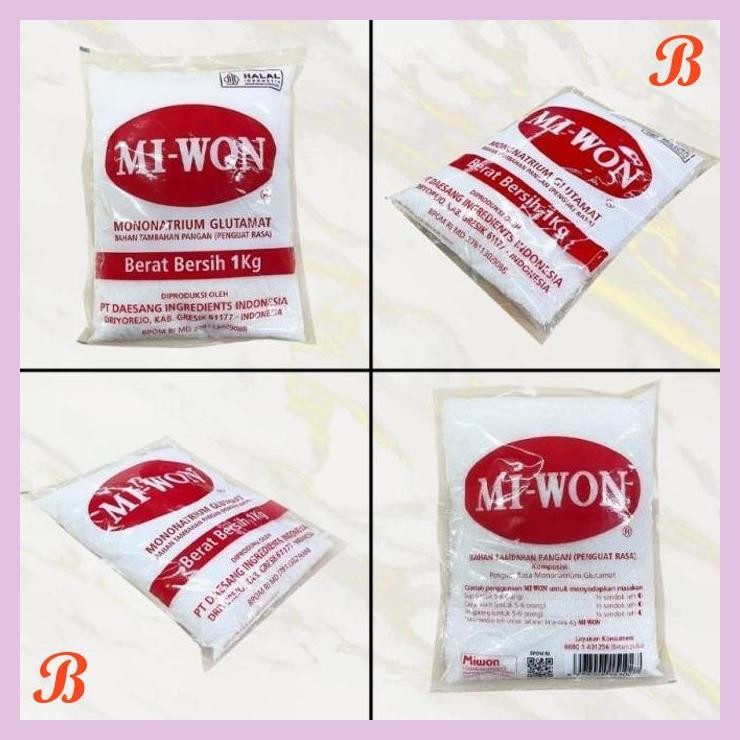 

| SMW | MIWON PENYEDAP RASA 1 KG - MSG MICIN VETSIN PENGUAT RASA SERBAGUNA