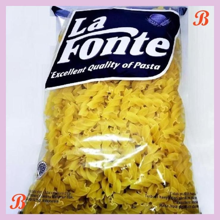 

| SMW | LA FONTE PASTA FUSILLI NO 202 500 GR / MAKARONI SPIRAL