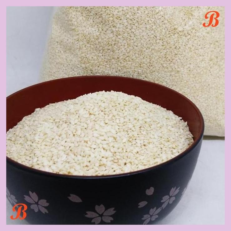

| SMW | WHITE SESAME SEED 1000GR/1KG - BIJI WIJEN PUTIH ORGANIC