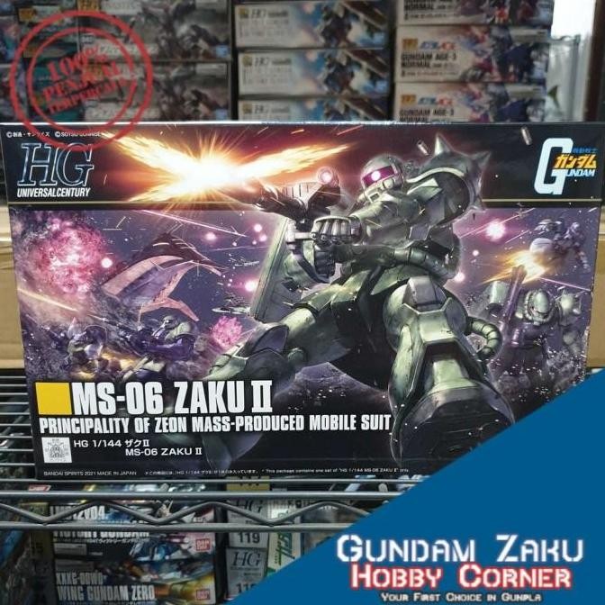 HGUC MS 06 ZAKU II BANDAI GUNDAM