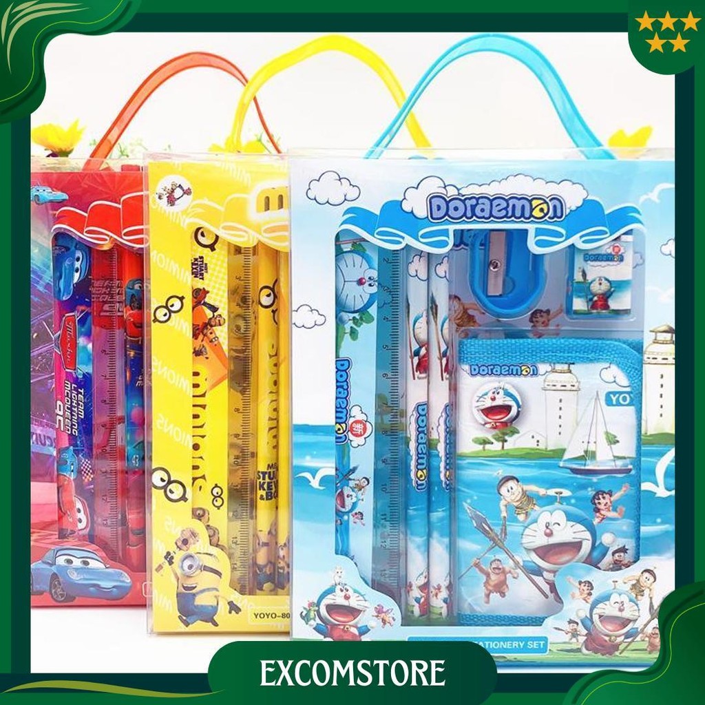 

Gokido - Kp126 Set Stationery Anak Alat Tulis 6 In 1 Alat Tulis Sekolah Perlengkapan Sekolah Set Alat Tulis PeralatanSekolahLengkap Cod