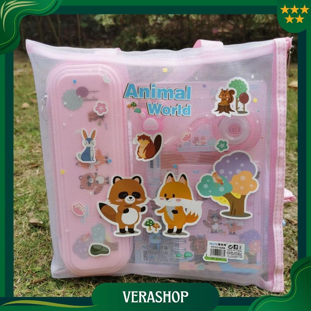 

[Bintangofficialstore66](Ktps.11)Kotak Pensil Sett / Study Set Stationery Set Alat Tulis Sekolah Anak Set Atk Motif Gratis Ongkir