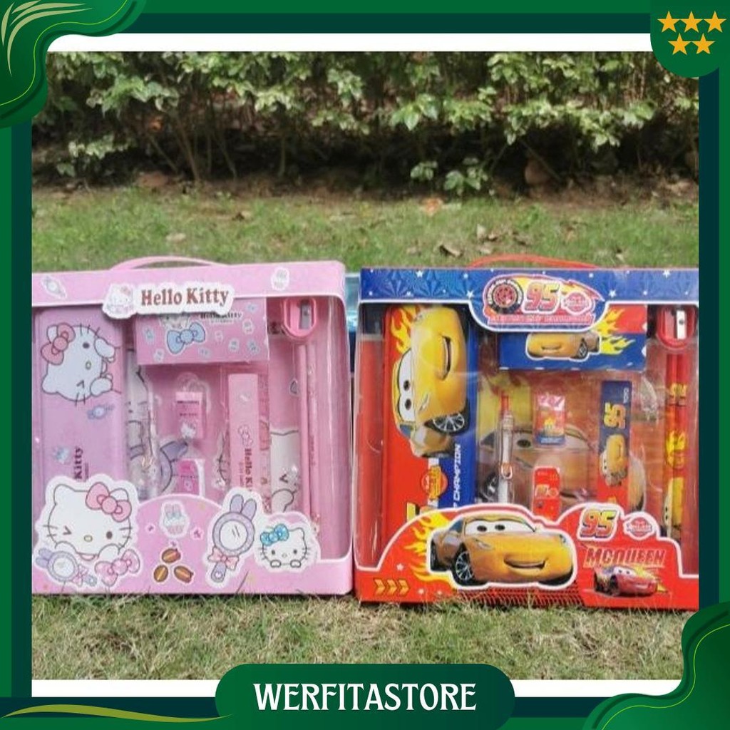 

Sh17 - Paket Alat Tulis Set 9 In 1 / Stationary Set Alat Tulis Sekolah Isi 9 Pcs / Perlengkapan Sekolah Lengkap Anak Sd / Paket Alat Tulis Motif Gratis Ongkir