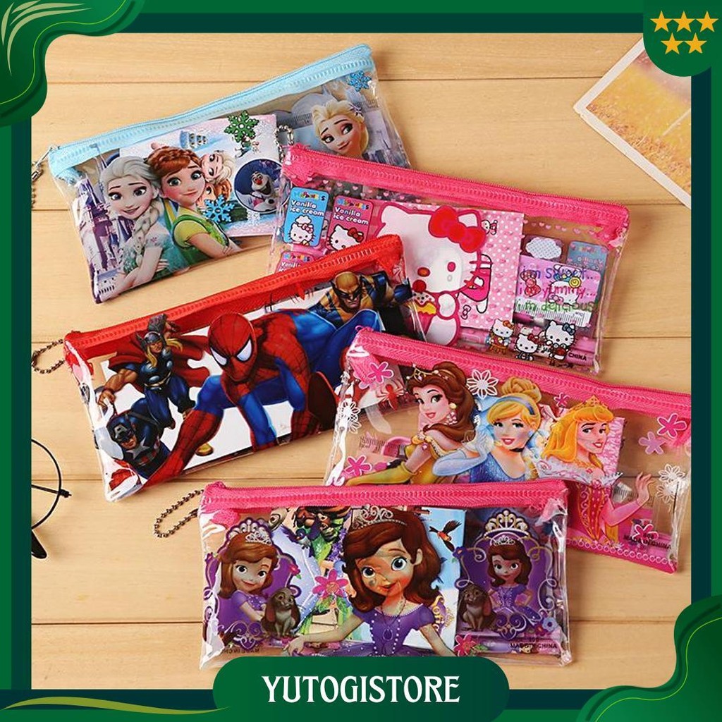 

Fayes Cod Set Kotak Pensil Karakter Anak Motif Sekolahan Paket Pensil Pulpen Set Stationary Sty06 Sale