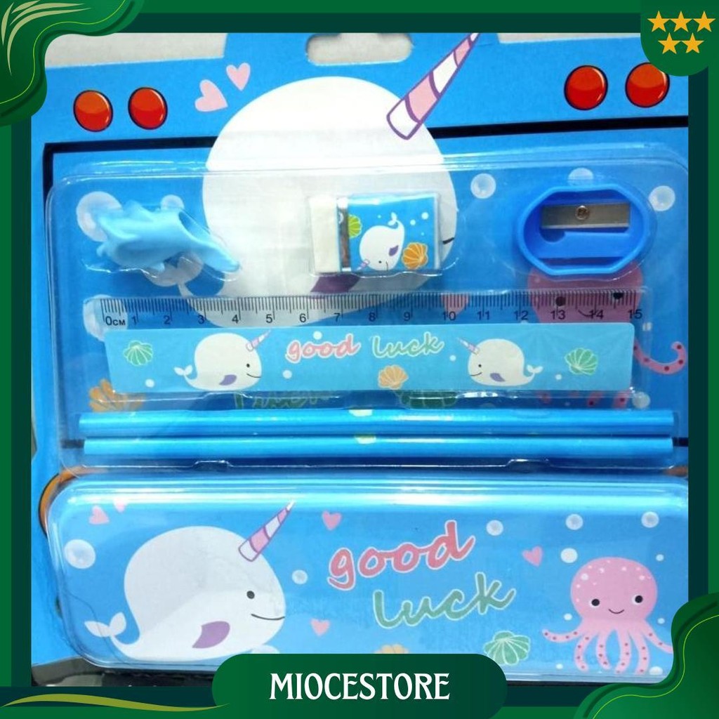 

Paket Alat Tulis Kotak Pensil Stationery Set Perlengkapan Anak Sekolah Souvenir Ulang Tahun Anak Hadiah 2088 Ori