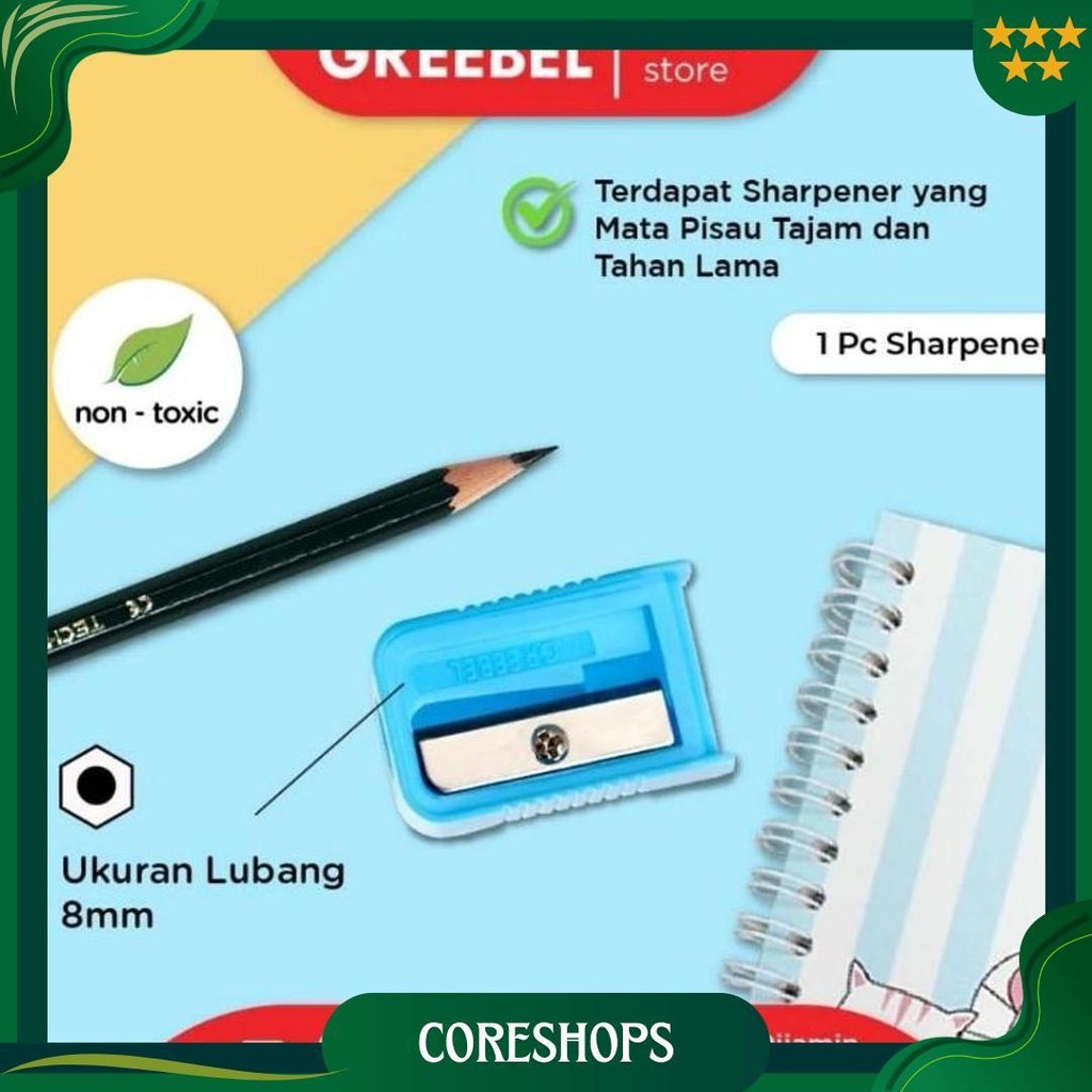 

Greebel Paket Alat Tulis Tab 2017 / Set Atk Crayon Pensil Warna Pulpen Gratis Ongkir