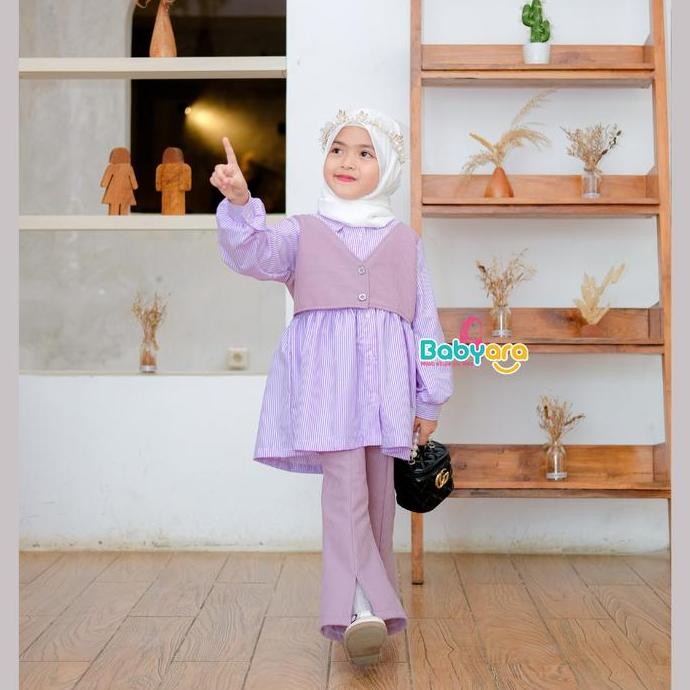 Moana Oneset/Pakaian Fashion Anak Perempuan/Setelan Stelan Anak Perempuan/Cardigan Kardigan Anak Per