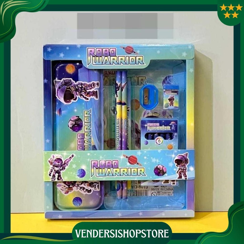 

Ramadhan Sale 3.3 Kotak Pensil Anak Set 7 In 1 Stationery Untuk Hadiah Anak Sekolah Sanrio / Alat Tulis Set Kotak Pensil Karakter Kuromi /Stationery /Kotak Pensil Set Karakter Sanrio Labubu Best Seller