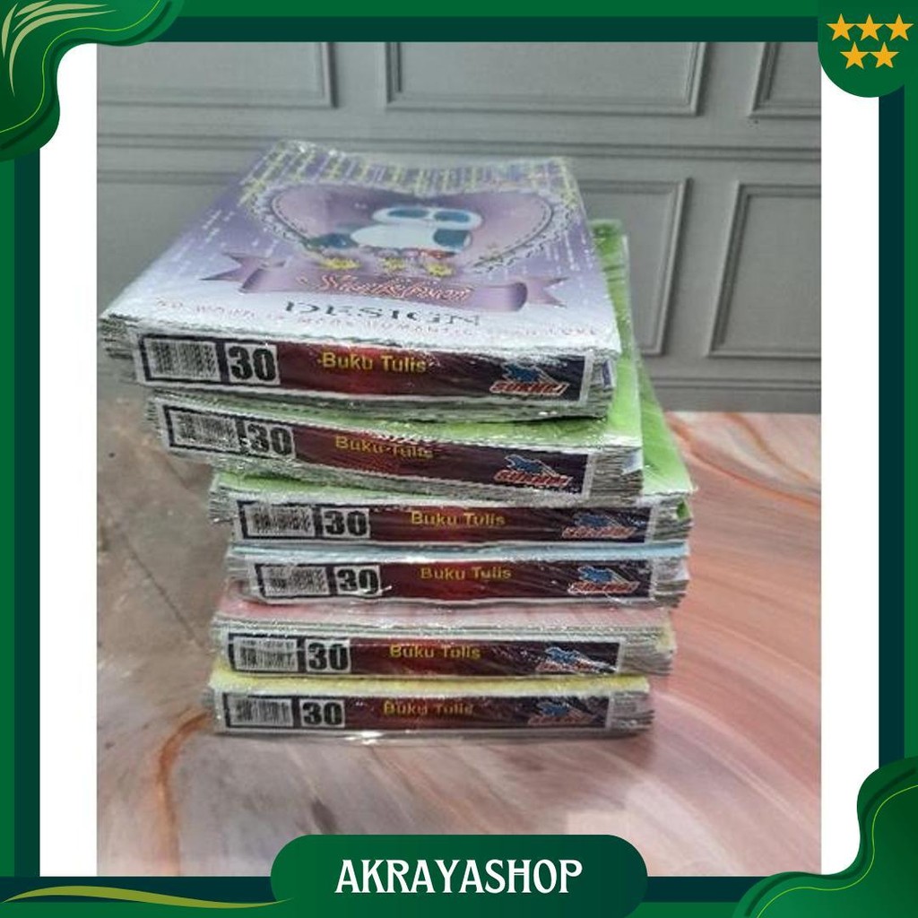 

(((Baca Deskripsii Keterangan!!!)) (10Pc) Buku Tulis Murah Gambar 30 Lembar Promo Puncak