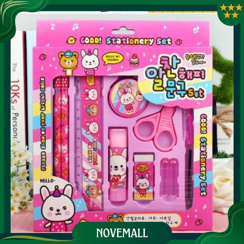 

Wbs Paket Alat Tulis Set 8In1 Stationery Set Study Set Anak Karakter Souvenir Set Alat Tulis Ss129 Promo