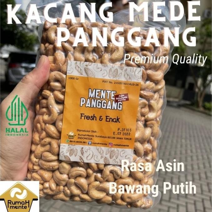

KACANG METE MEDE OVEN PANGGANG VARIAN ASIN GURIH IQB