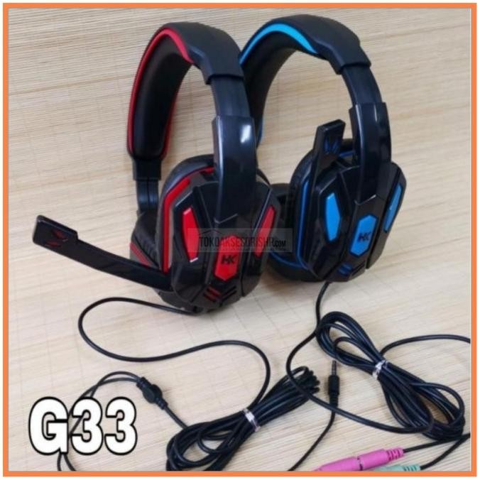 HEADSET HK E61 AUX EXTREME SUPER BASS / HEADPHONE BANDO HK-E61 ORI