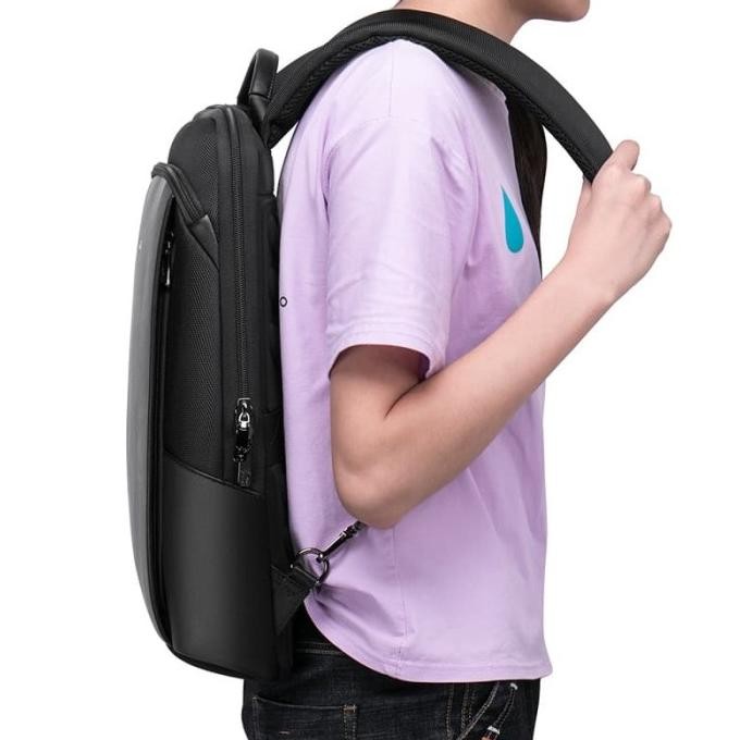 Marveen Tas Ransel Tertipis ultraslim tas punggung laptop usb backpack