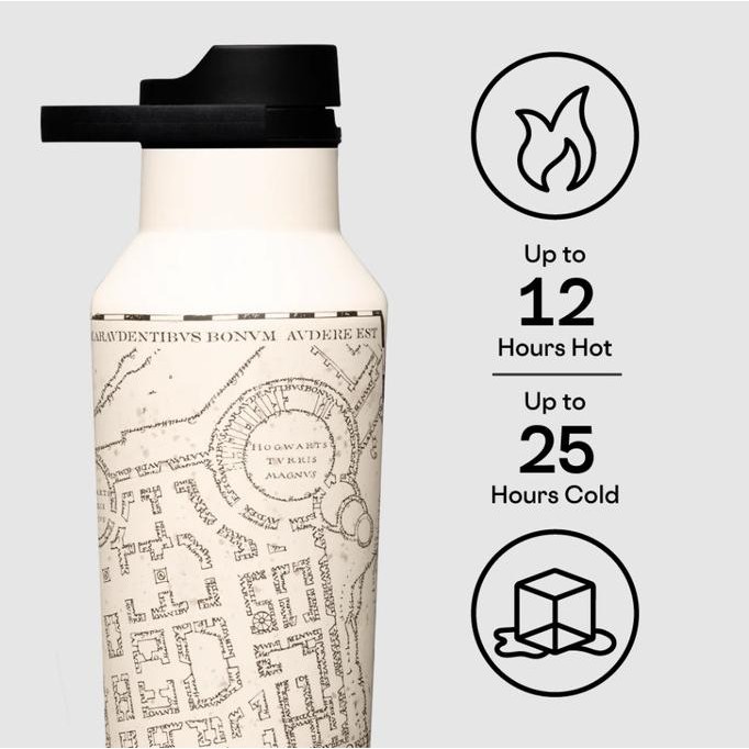Corkcicle 20oz Sport Canteen Harry Potter Marauders Map