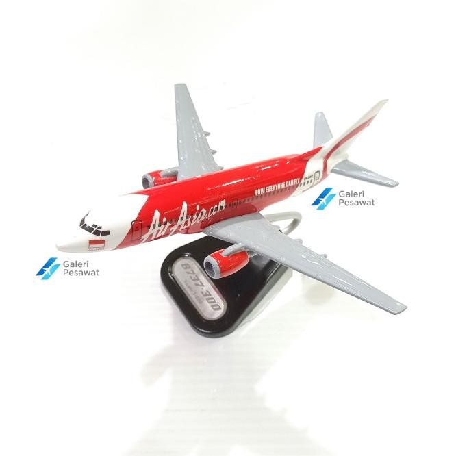 Replika Miniatur Pesawat Air Asia