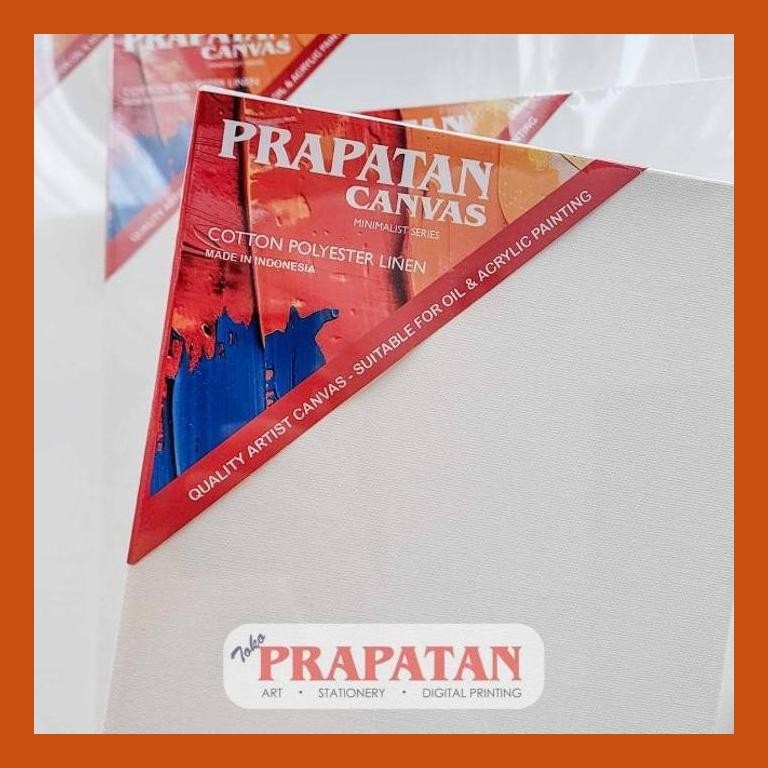 

[ PERALATAN LUKIS / GAMBAR ] KANVAS LUKIS PRAPATAN + SPANRAM (40X50CM) SIAP KIRIM