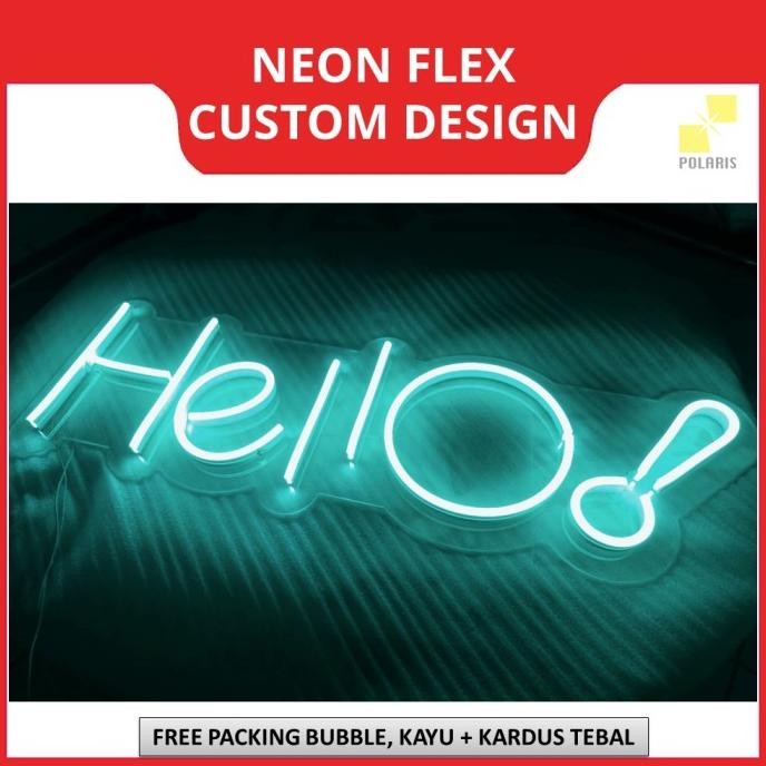 NEW NEON FLEX LAMPU HIAS CUSTOM NAMA-NEON SIGN LAMPU CAFE CUSTOM TULISAN