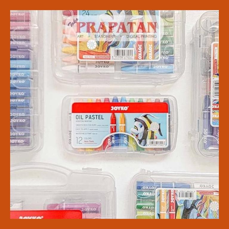 

[ PERALATAN LUKIS / GAMBAR ] CRAYON / KRAYON TITI OIL PASTEL 12 WARNA PACKING AMAN
