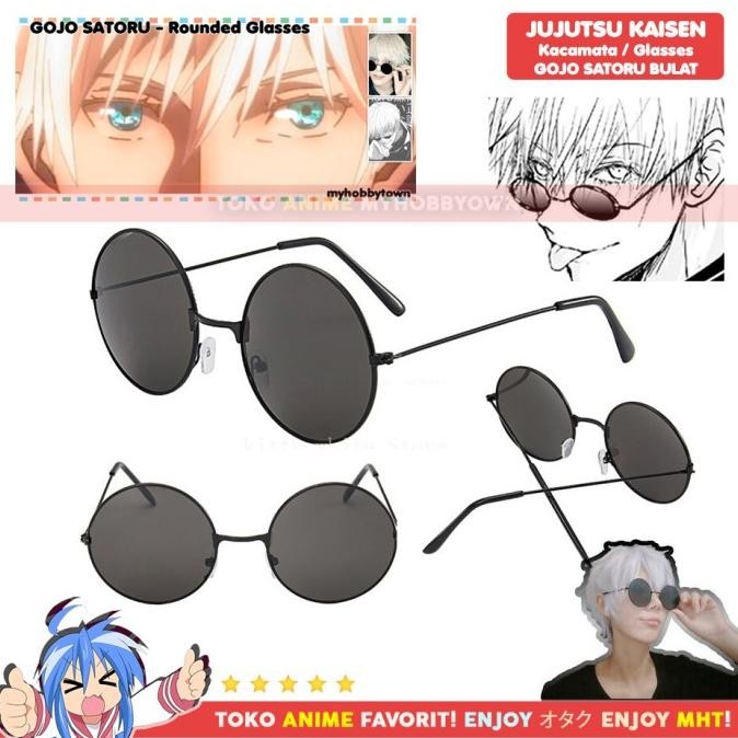 Kacamata Gojo Satoru Jujutsu Kaisen Kostum Cosplay Anime