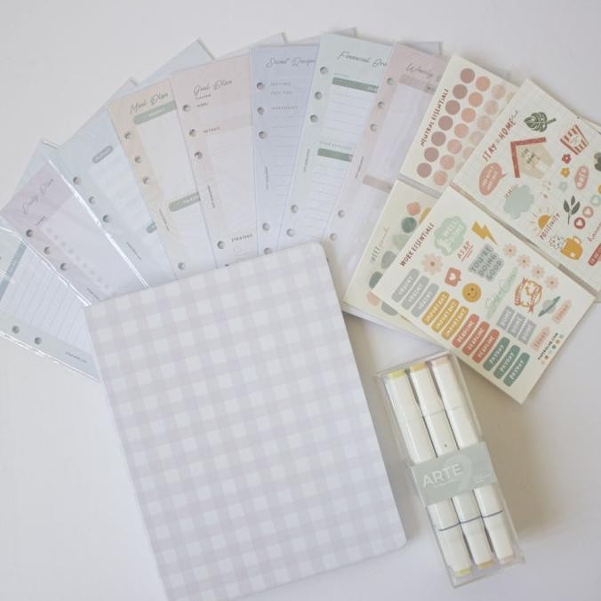 

Pastel Binder Bundle Set Original Dan Terpercaya