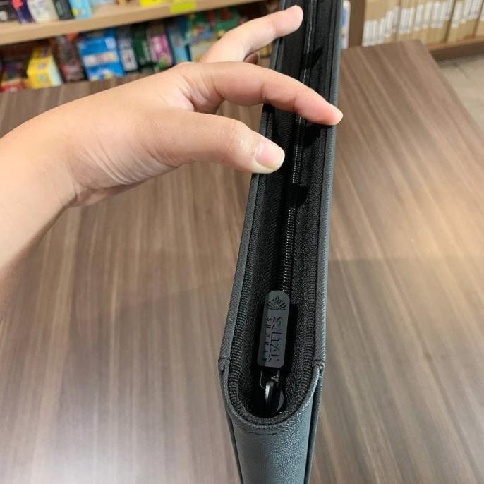 

Sultan Playset 12P Leather Binder (12 Pocket) Black Original Dan Terpercaya