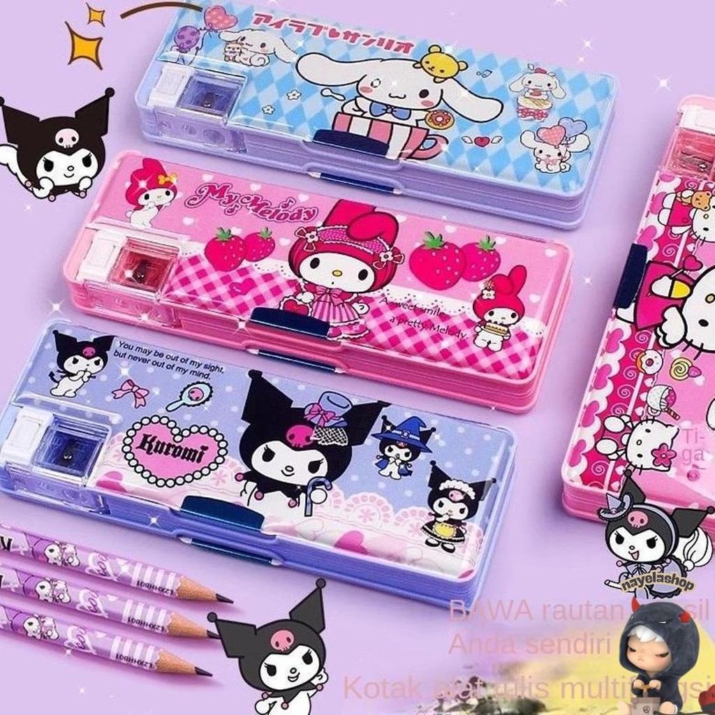 

PuluzSanrio Kuromi Kotak Alat Tulis Multifungsi Siswa Sekolah Dasar Kotak Pena Tempat Pensil Tempat Pensil Berkapasitas Besar Anak Perempuan Anak Laki-Laki Kartun Astronot Sale