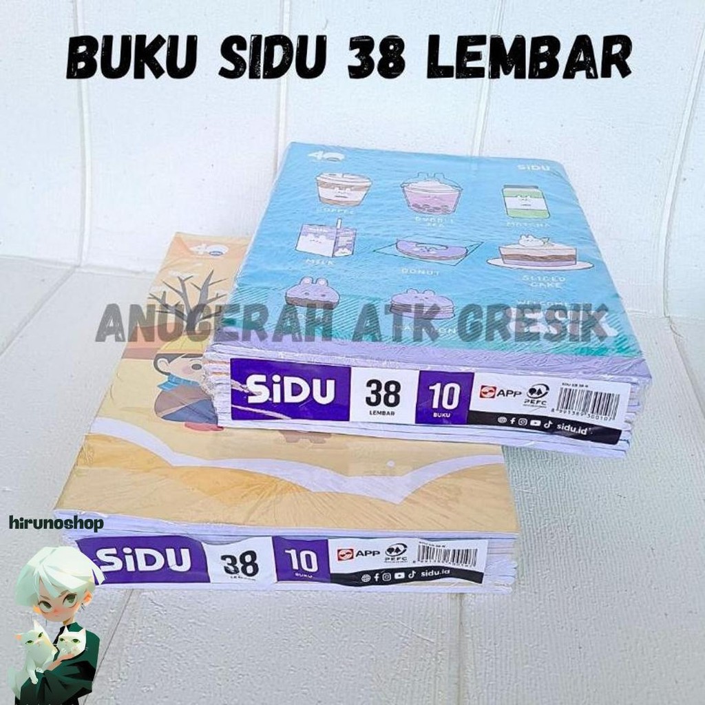 

(1 Pack=10 Buku) Buku Tulis Sidu 38 Lembar Promo