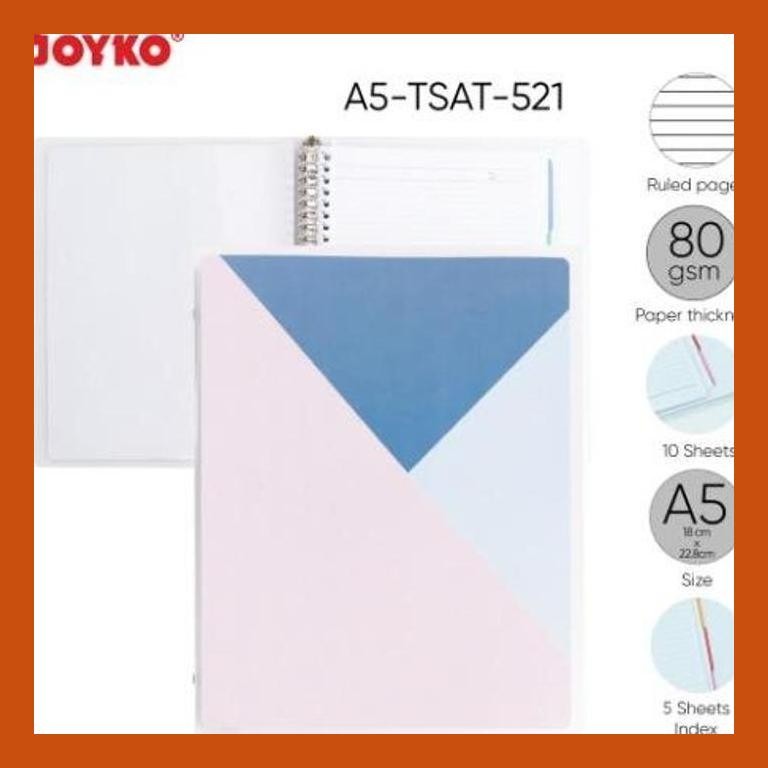 

[ PERALATAN LUKIS / GAMBAR ] JOYKO BINDER NOTE A5/B5 TSAT GOOD QUALITY