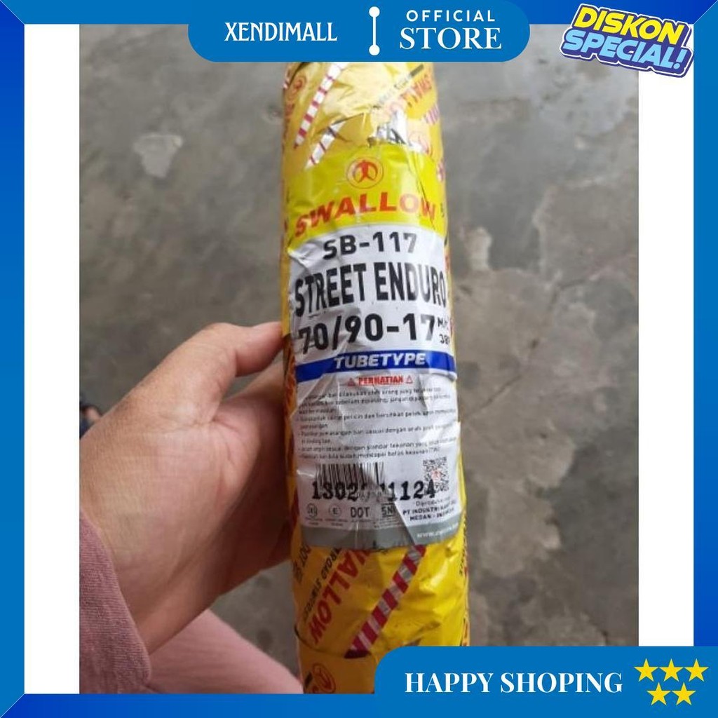 Ban Motor Swallow Sb117 Street Enduro/ Semi Trail (Tubetype) 80/90-14, 90/90-14, 80/90-17, 70/90-17 