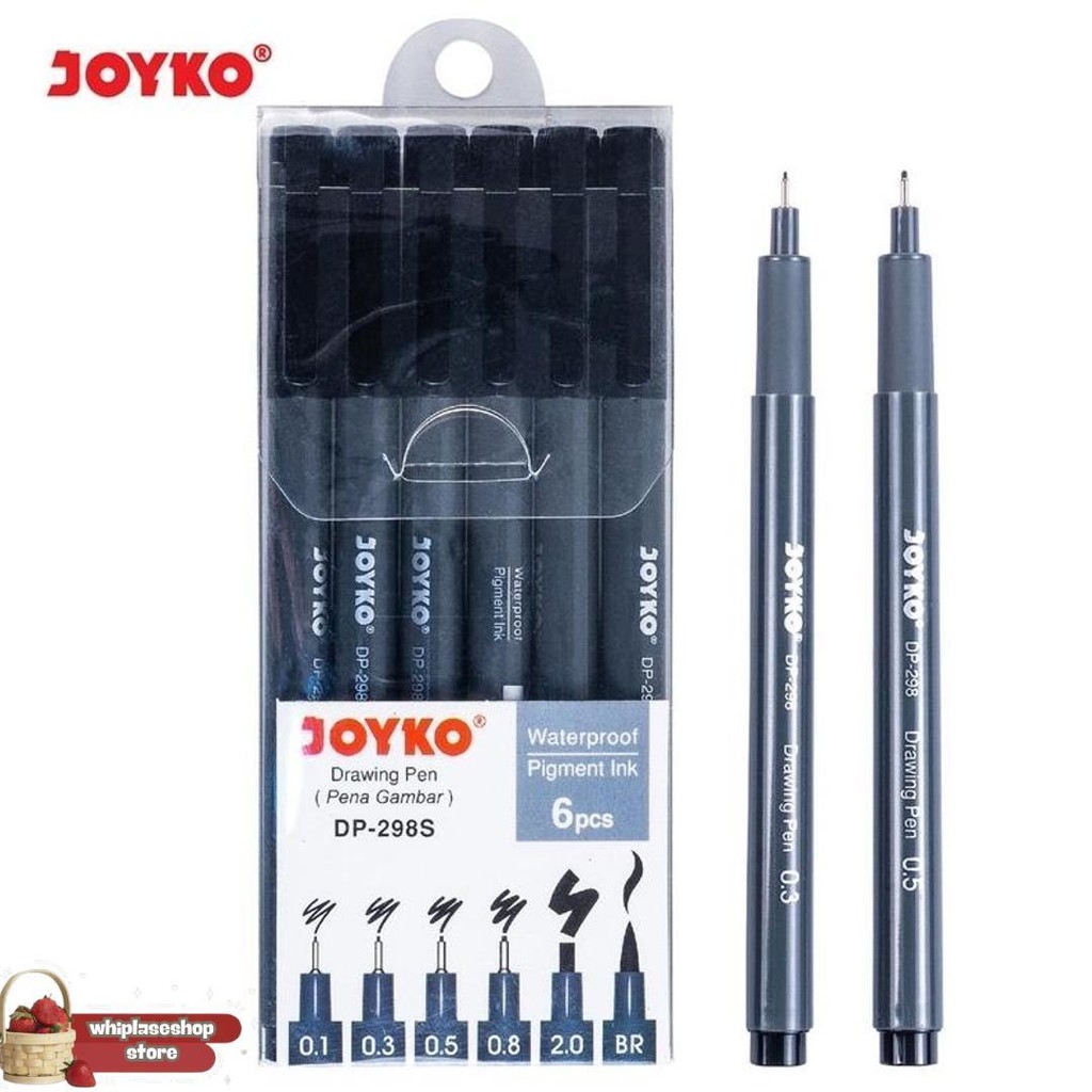

Drawing Pen Pena Gambar Joyko Dp-298S 1 Set 6 Pcs Murah