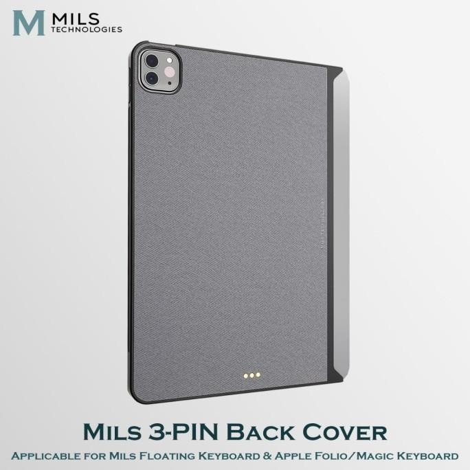 DISKON MILS 3 Pin Case Back Cover Magic Floating Keyboard iPad Pro 11 Air 4 5