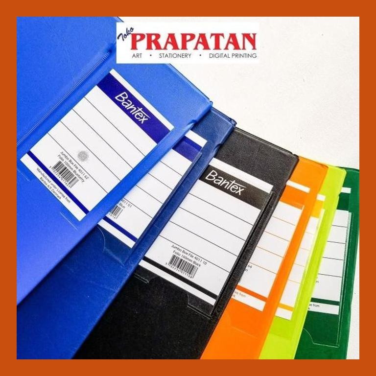 

[ PERALATAN LUKIS / GAMBAR ] BANTEX JUMBO BOX FILE 4011 FOLIO 100MM COD