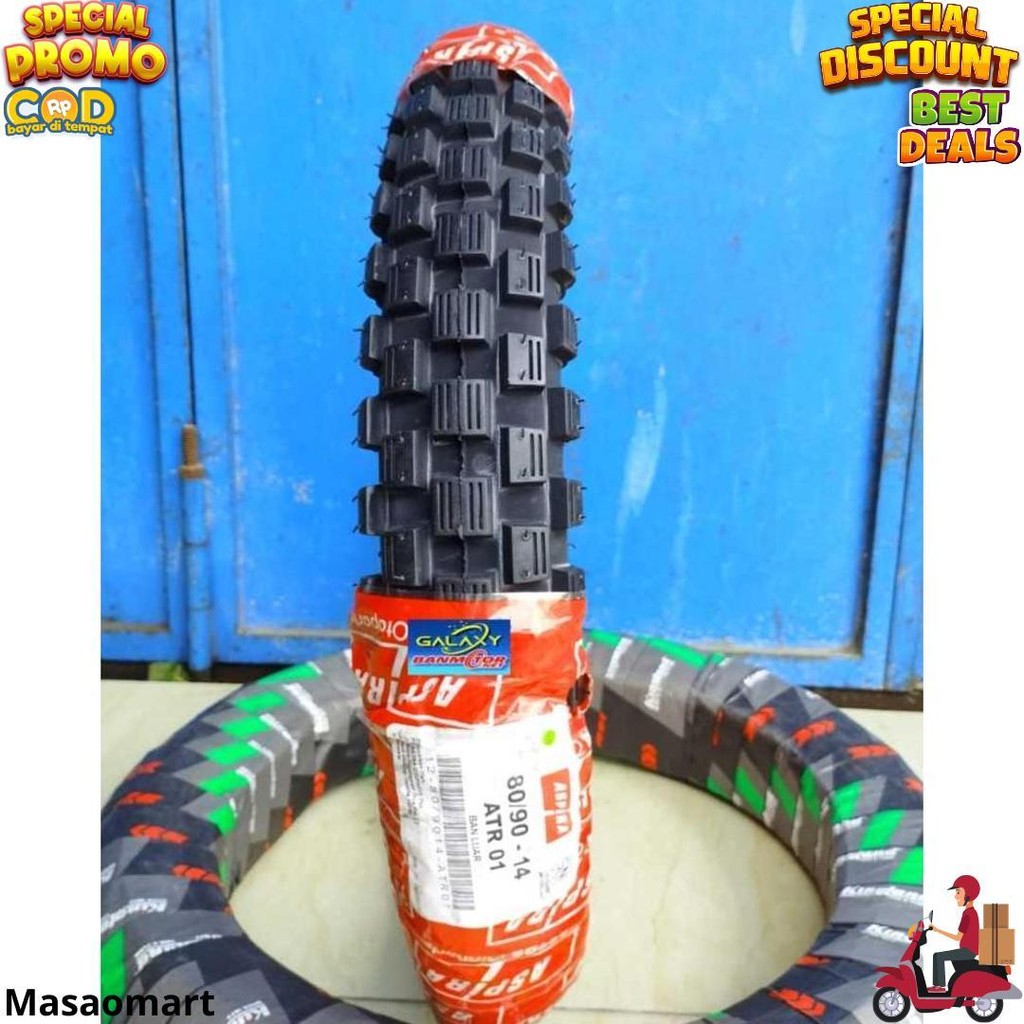 Ban Trail Aspira 80/90-14 Ring 14 Ban Motor Matic Trail 90/90-14 Ban Trail Ban Tril Ring 14 Ban Trai