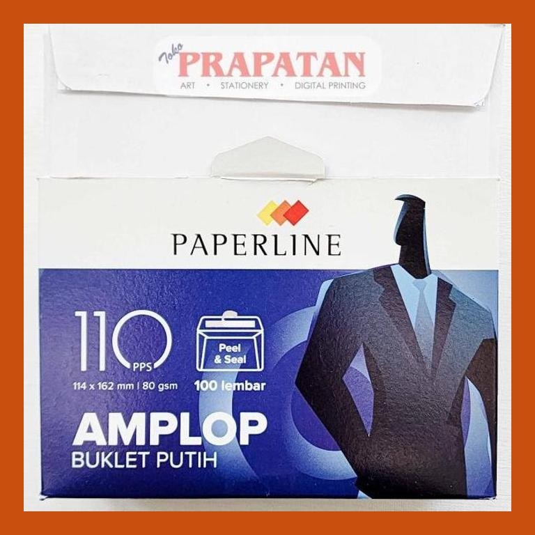 

[ PERALATAN LUKIS / GAMBAR ] AMPLOP PUTIH PAPERLINE 110 PPS PACKING AMAN