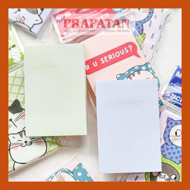 

[ PERALATAN LUKIS / GAMBAR ] M&G SO MANY CATS PASTEL STICKY NOTE YS-374 | NOTES MEMO SIAP KIRIM