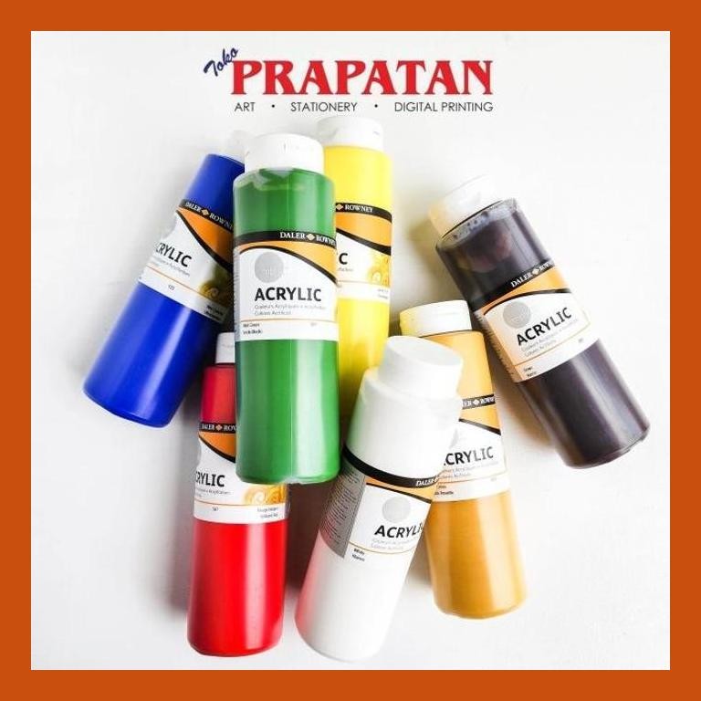 

[ PERALATAN LUKIS / GAMBAR ] DALER ROWNEY SIMPLY ACRYLIC 750ML | CAT AKRILIK PACKING AMAN