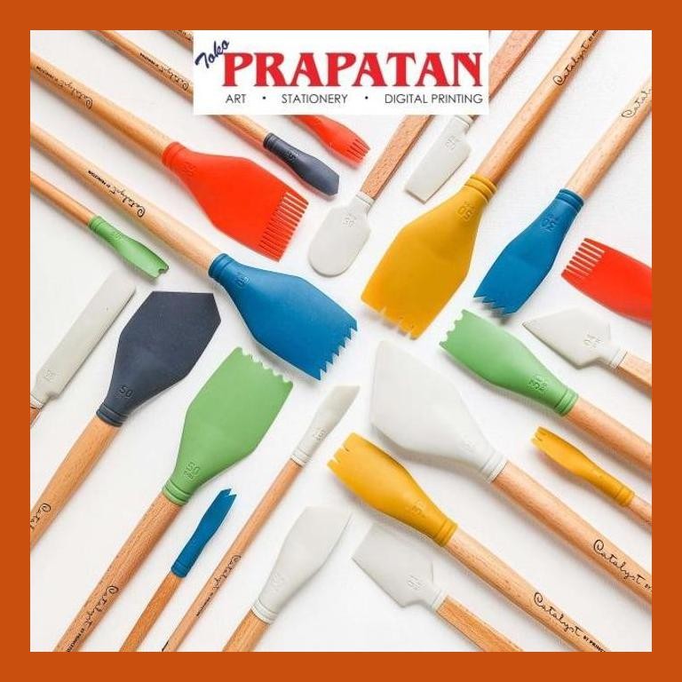 

[ PERALATAN LUKIS / GAMBAR ] PRINCETON CATALYST BLADE TOOLS SILICONE GOOD QUALITY