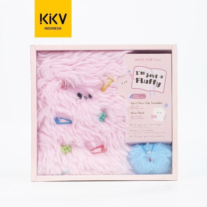 

OHSOME Fluffy Journal Notebook Set Buku Catatan Diary Berbulu Lucu Cute Untuk Anak DIY 15 Set