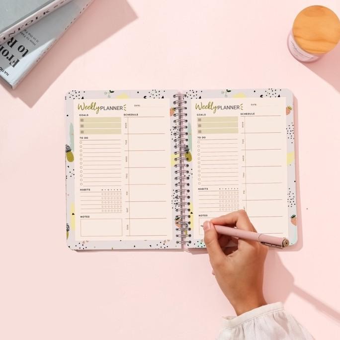 

Bukuqu Notebook Spiral A5 - SM033 Weekly Planner