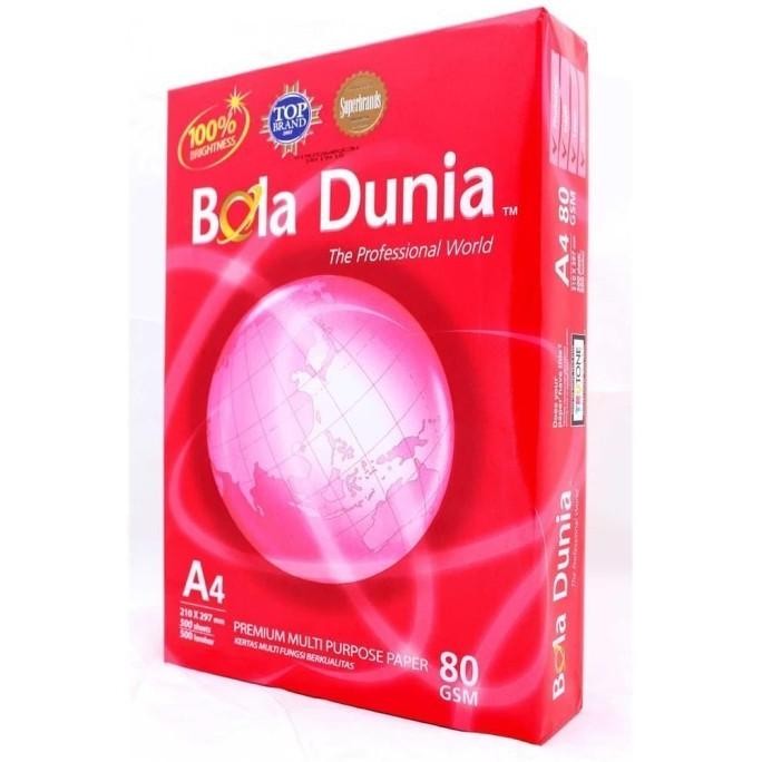 Kertas Hvs Bola Dunia A4 80gram